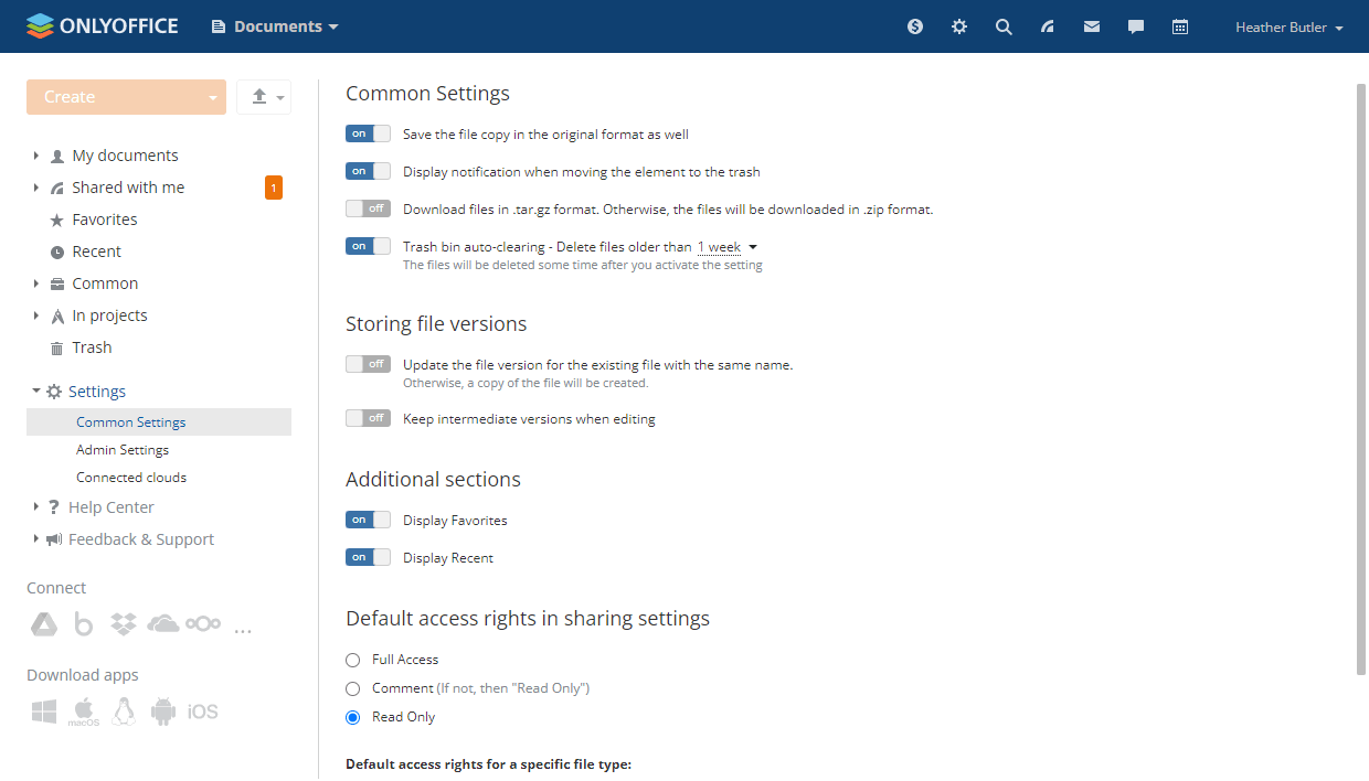 ONLYOFFICE Workspace 12