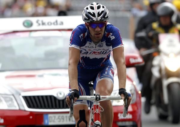 Vladimir Karpets (Katusha) gained time on the overall contenders with his attack