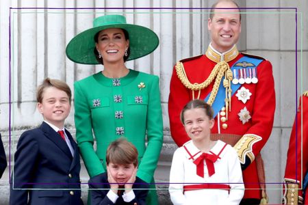 Prince George, Charlotte and Louis with Prince William and Kate Middleton