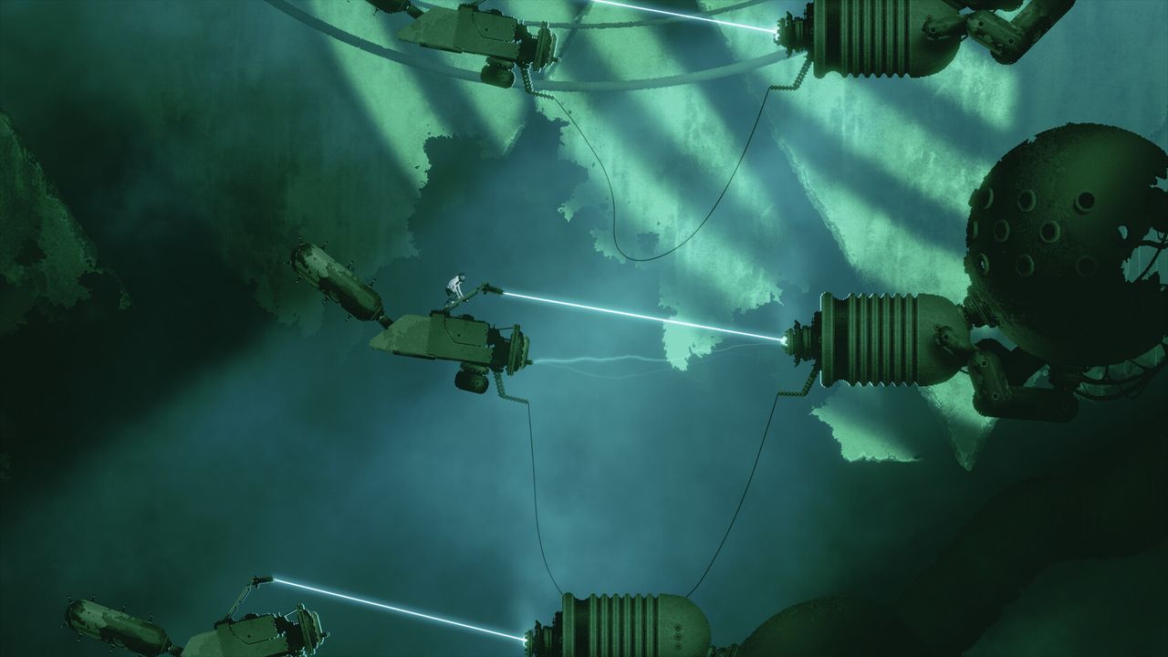 A screenshot from puzzle platformer Bionic Bay