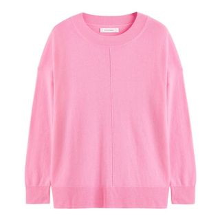 pink cashmere sweater