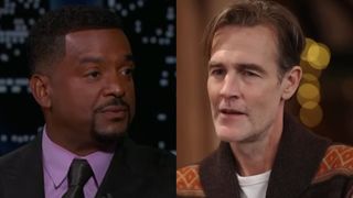 Alfonso Ribiero and James Van Der Beek split image