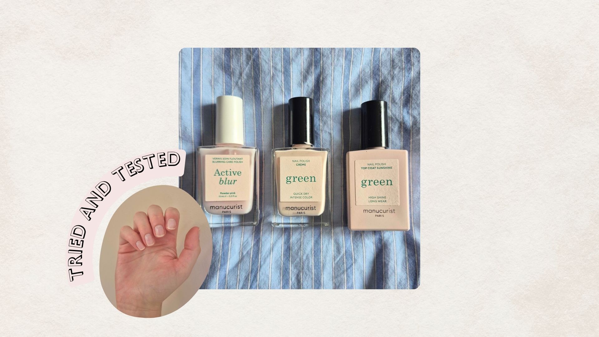 I gave myself a French mani at home using just 3 polishes, no tools or fiddly brushes - and it actually looked good