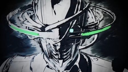 Screenshot from Romeo is a Dead Man reveal trailer.