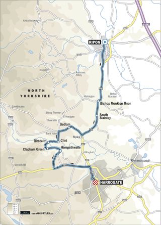 The elite women and the under-23 men follow the same 32.5km individual time trial Worlds route from Ripon to Harrogate