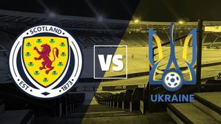 Scotland vs Ukraine national football badges