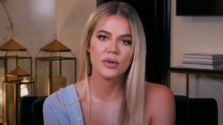 Khloe has a confessional with Kim Kardashian on Keeping Up With The Kardashians.