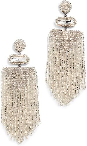 Deepa Gurnani, Deepa Gurnani Women's Deepa by Deepa Gurnani Jody Earrings, Silver, One Size