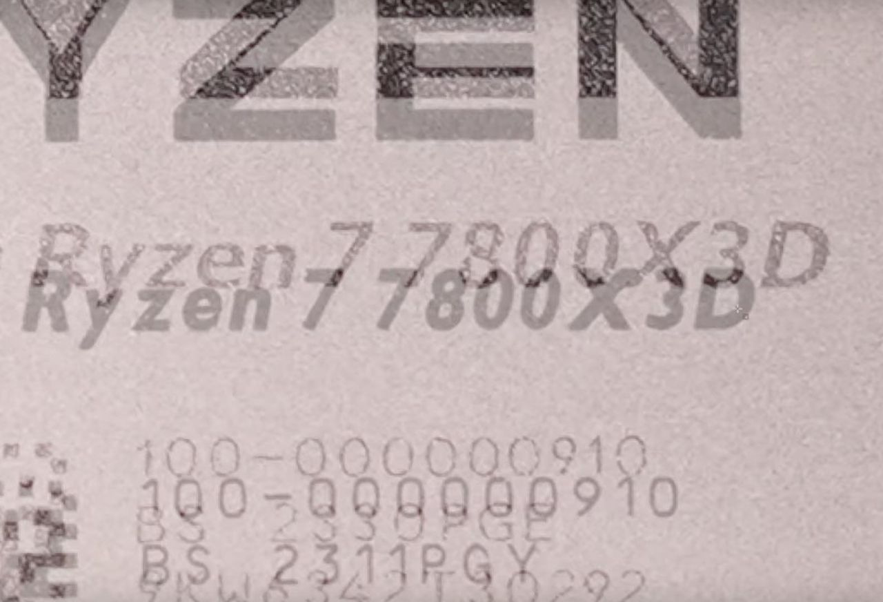 Fake Ryzen 7 7800X3D image
