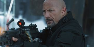 Dwayne Johnson as Luke Hobbs in The Fate of the Furious