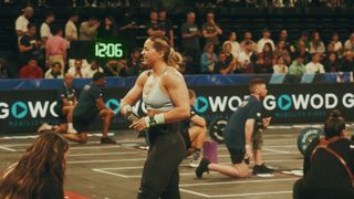 Athlete Aimee Cringle at the 2022 CrossFit Europe Semifinals event