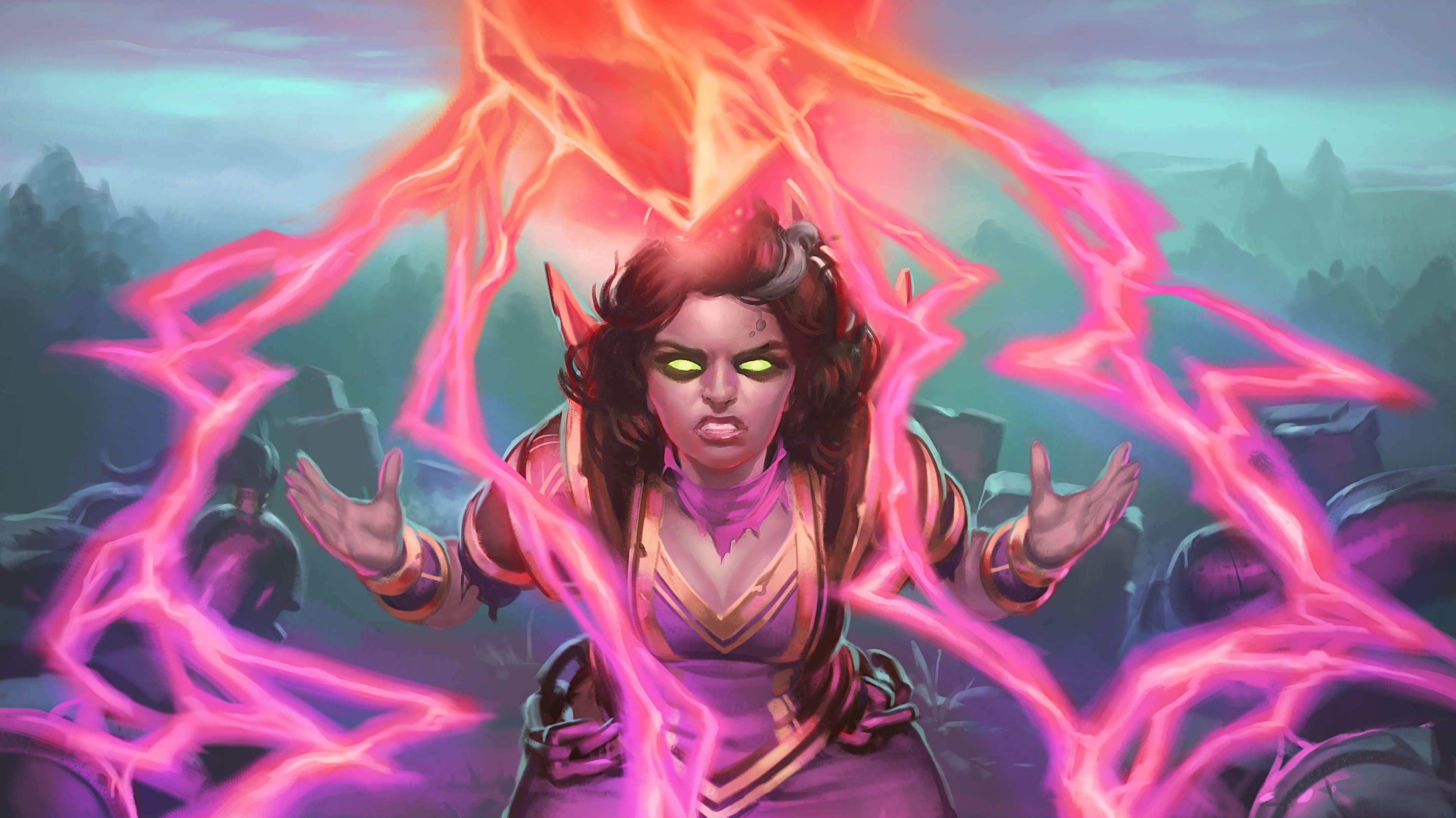 hearthstone priest wallpaper