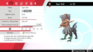 Pokemon Sword and Shield Type Null: How to get the synthetic