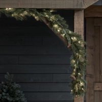1.5m Pre Lit Outdoor Christmas Garland | was £54.99 now £48.99 at Lights4Fun