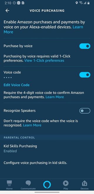 Echo voice purchasing 7