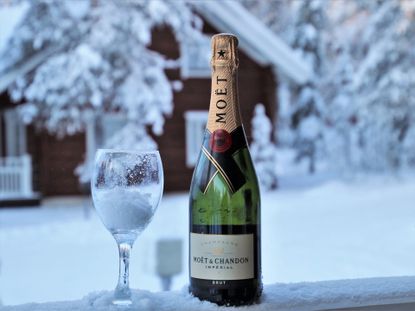 Champagne in Lapland