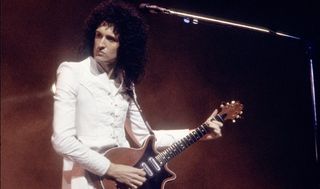 Brian May performs with Queen in 1978