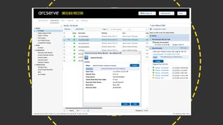 The Arcserve monitor interface