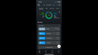 Whoop 4 app data