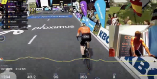 Greg Van Avermaet won the Virtual Tour of Flanders