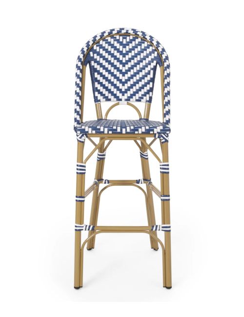 Wicker Outdoor Bar Stool (Set of 2)