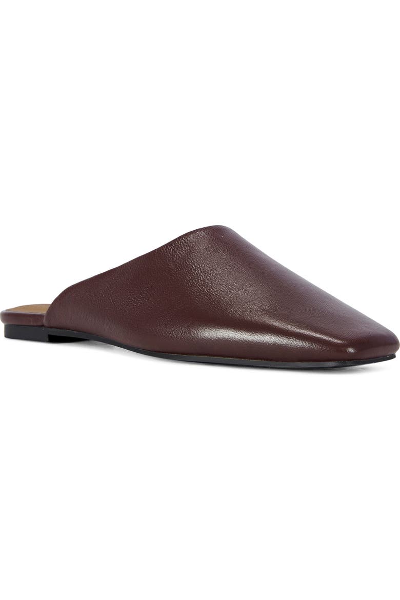 Raphael Leather Flat Mule