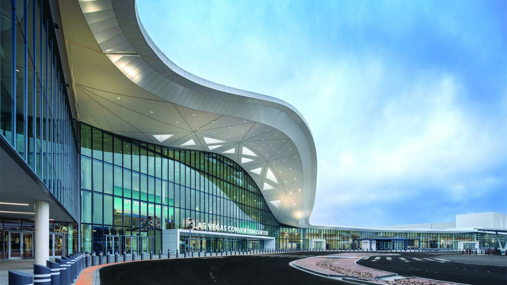 The renovated Las Vegas Convention Center