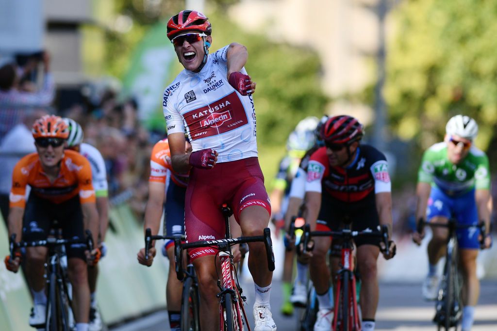 Nils Politt (Katusha-Alpecin) wins the stage