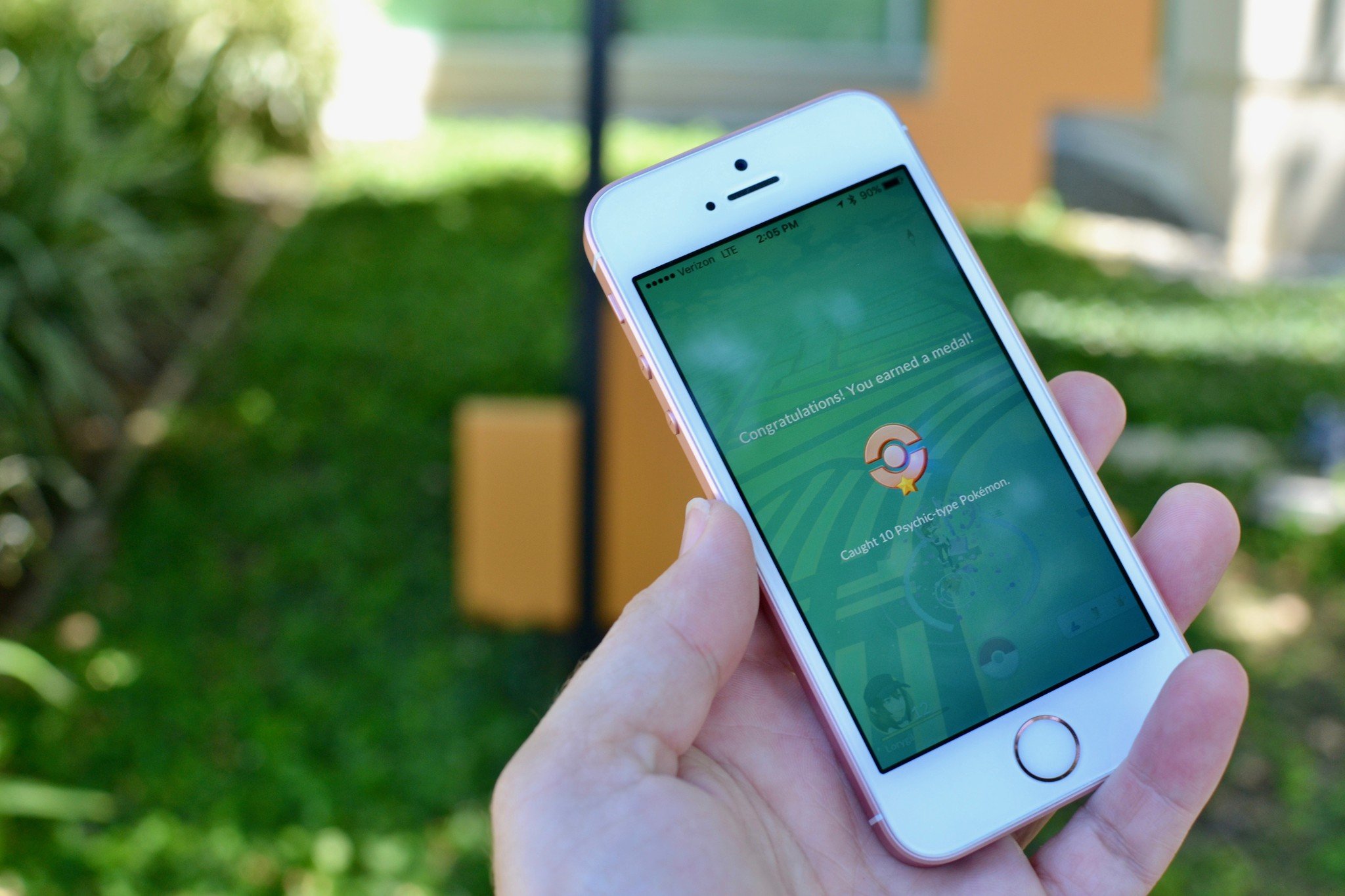 Playing Pokemon Go at Apple headquarters
