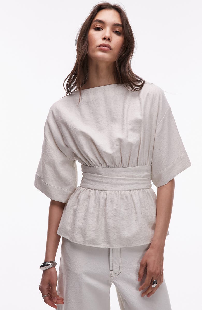 Open Back Woven Top