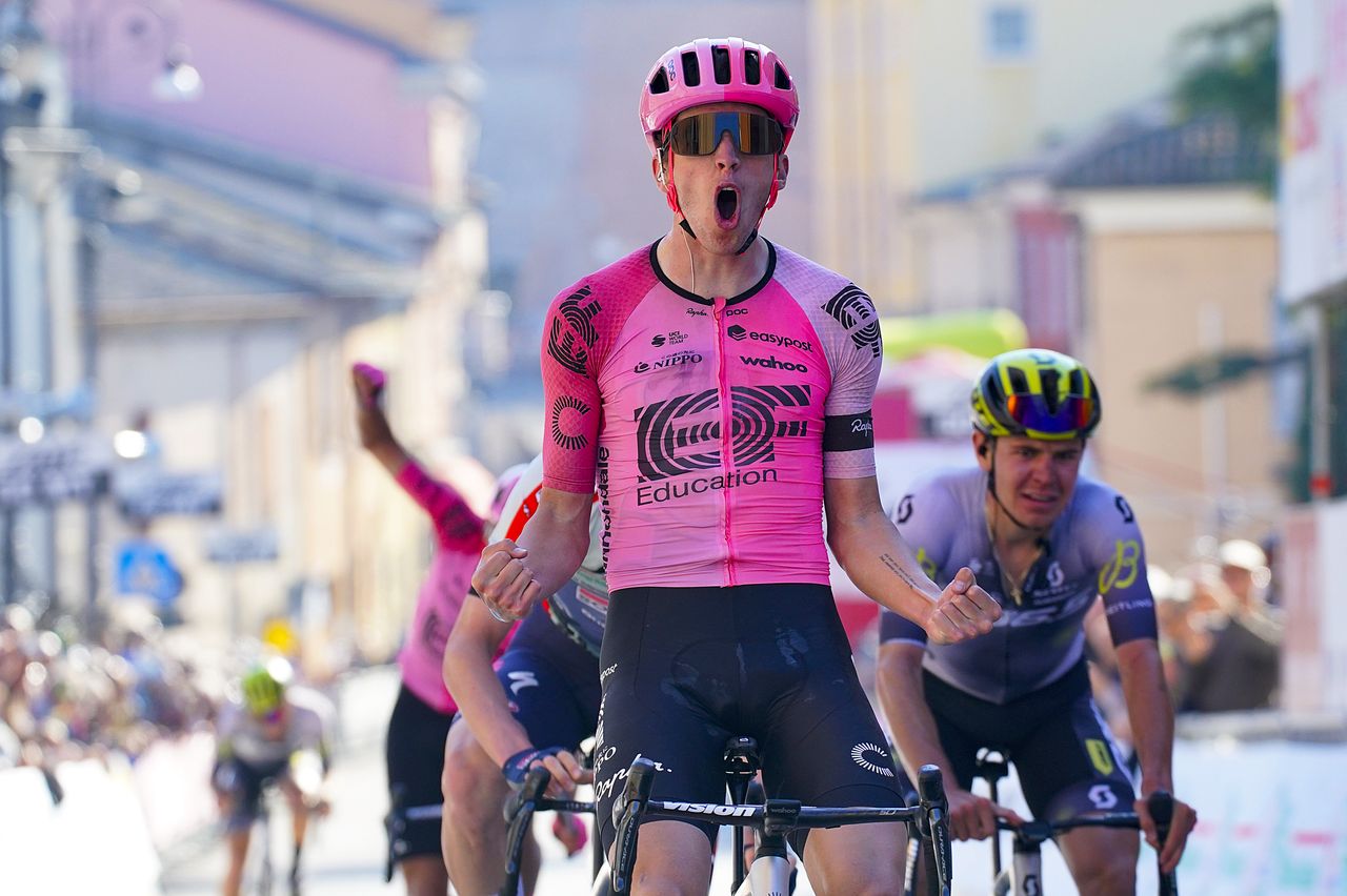 Sean Quinn (EF Education First) winner of stage 2 of the 2023 Coppi e Bartali