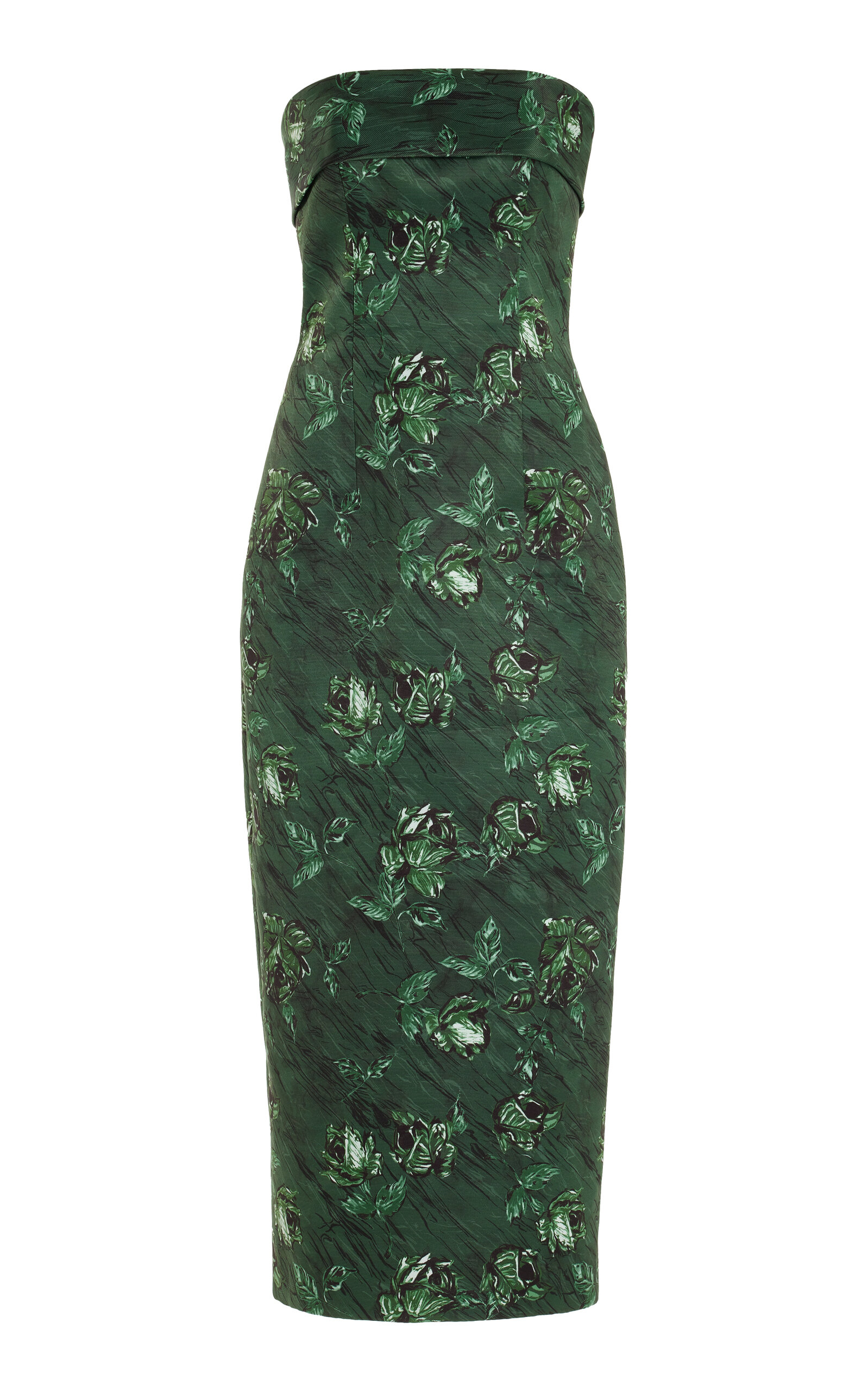 Keeley Floral Taffeta Midi Dress