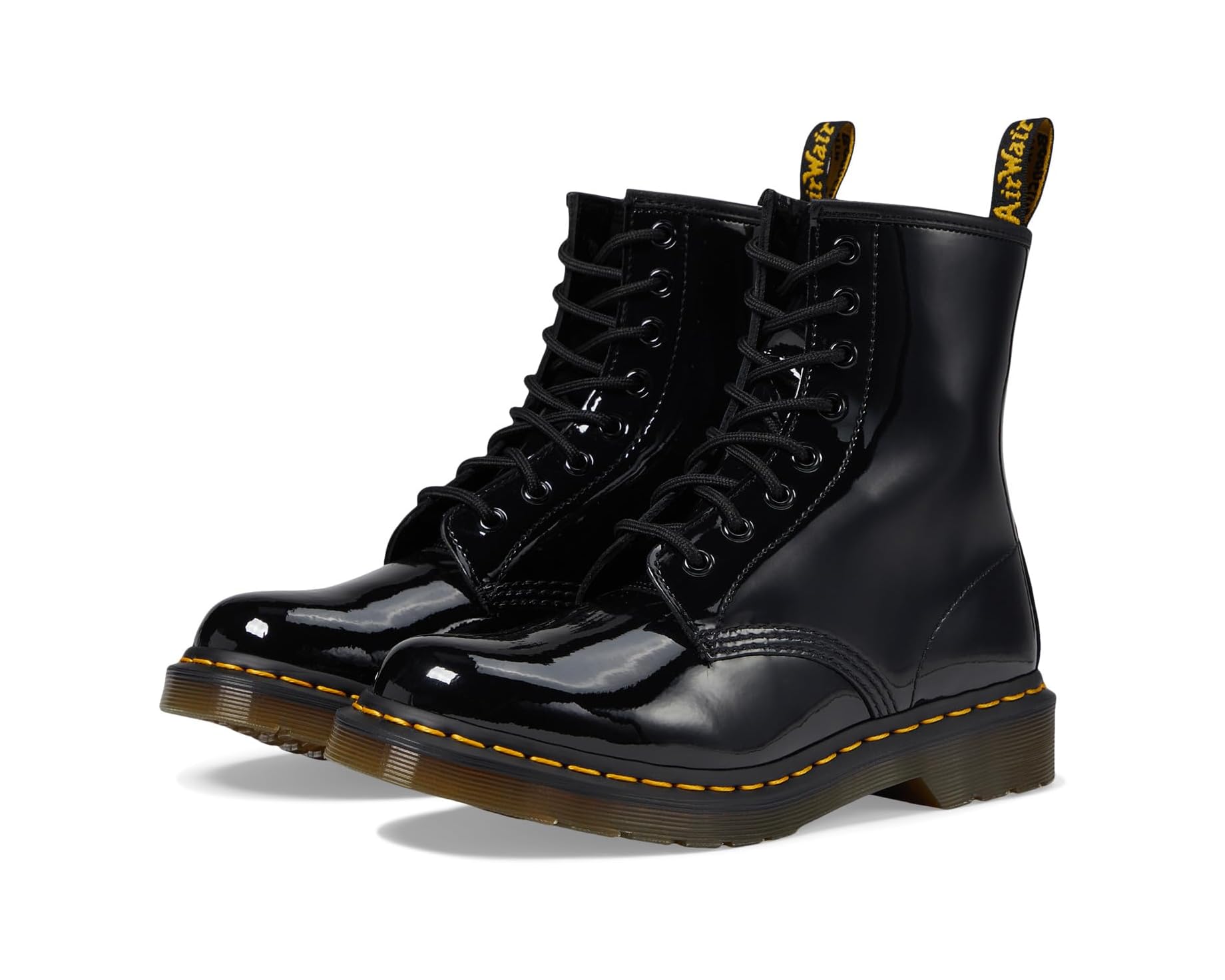 1460 Patent Leather Lace Up Boots