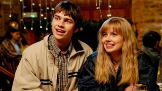 Spike Fearn as Owen Brompton and Angourie Rice as Emily Raine in "Finding Emily"