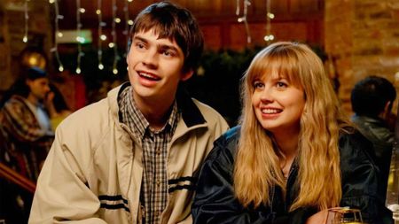 Spike Fearn as Owen Brompton and Angourie Rice as Emily Raine in "Finding Emily"