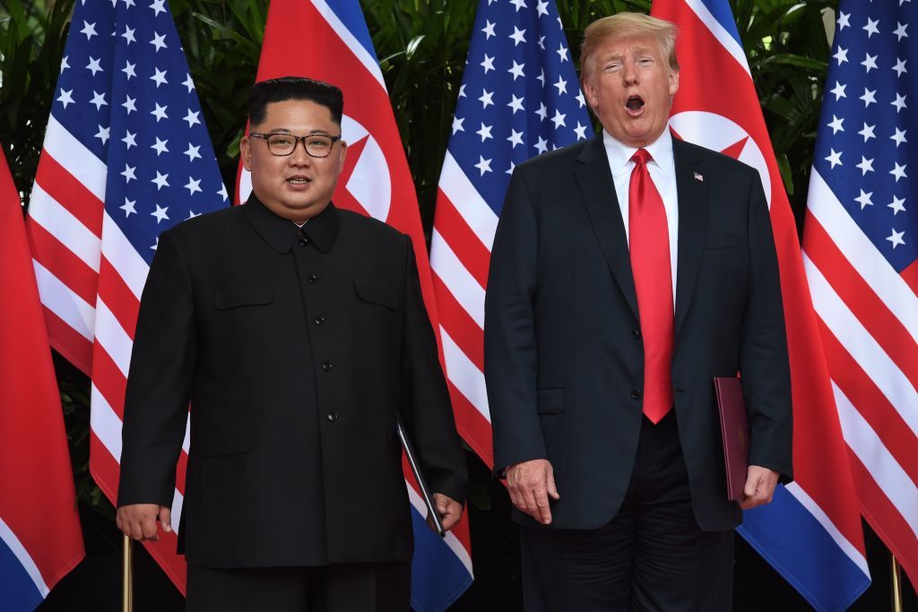 President Trump and North Korean leader Kim Jong Un