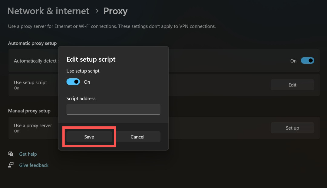 How to set up a proxy server