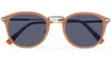 ERMENEGILDO ZEGNA D-Frame Leather And Silver-Tone Sunglasses