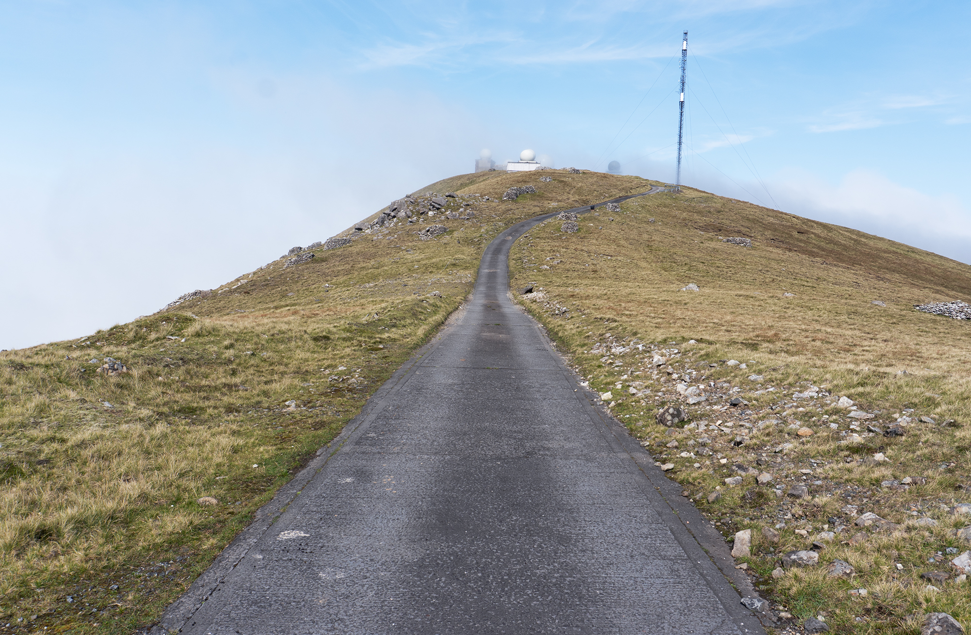 Road to the top of St Kilda island