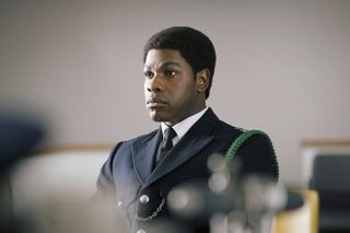 John Boyega plays Metropolitan Police officer Leroy Logan in "Small Axe."