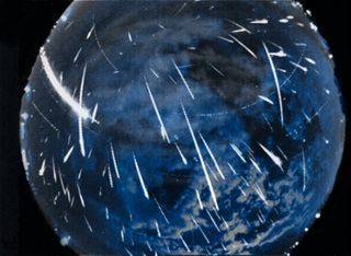 Meteor showers 2009 to 2011.
