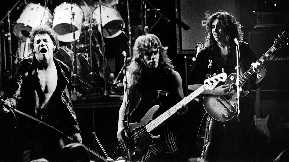 Dennis Stratton with Iron Maiden