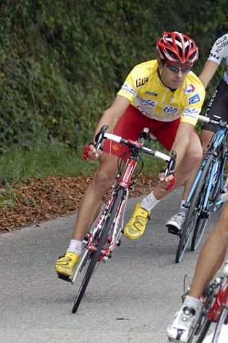 Cofidis rider and race leader Micka&euml;l Buffaz stayed tucked away in the bunch today.