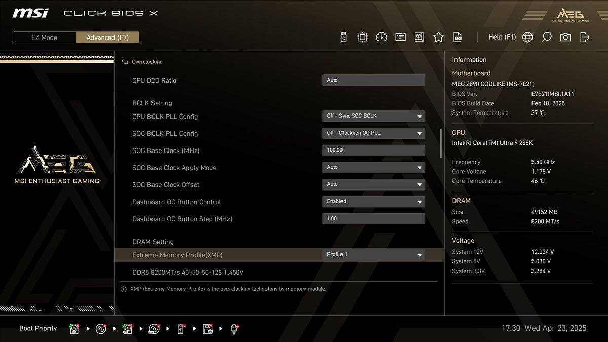 MSI Z890 Godlike