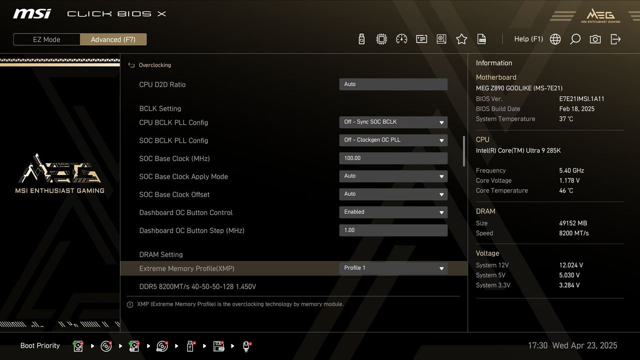 MSI Z890 Godlike