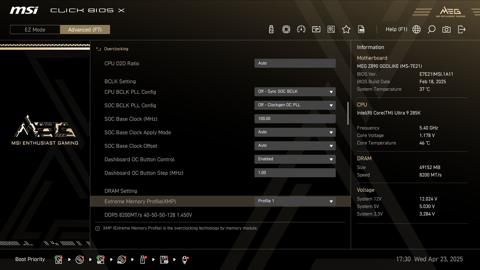 MSI Z890 Godlike