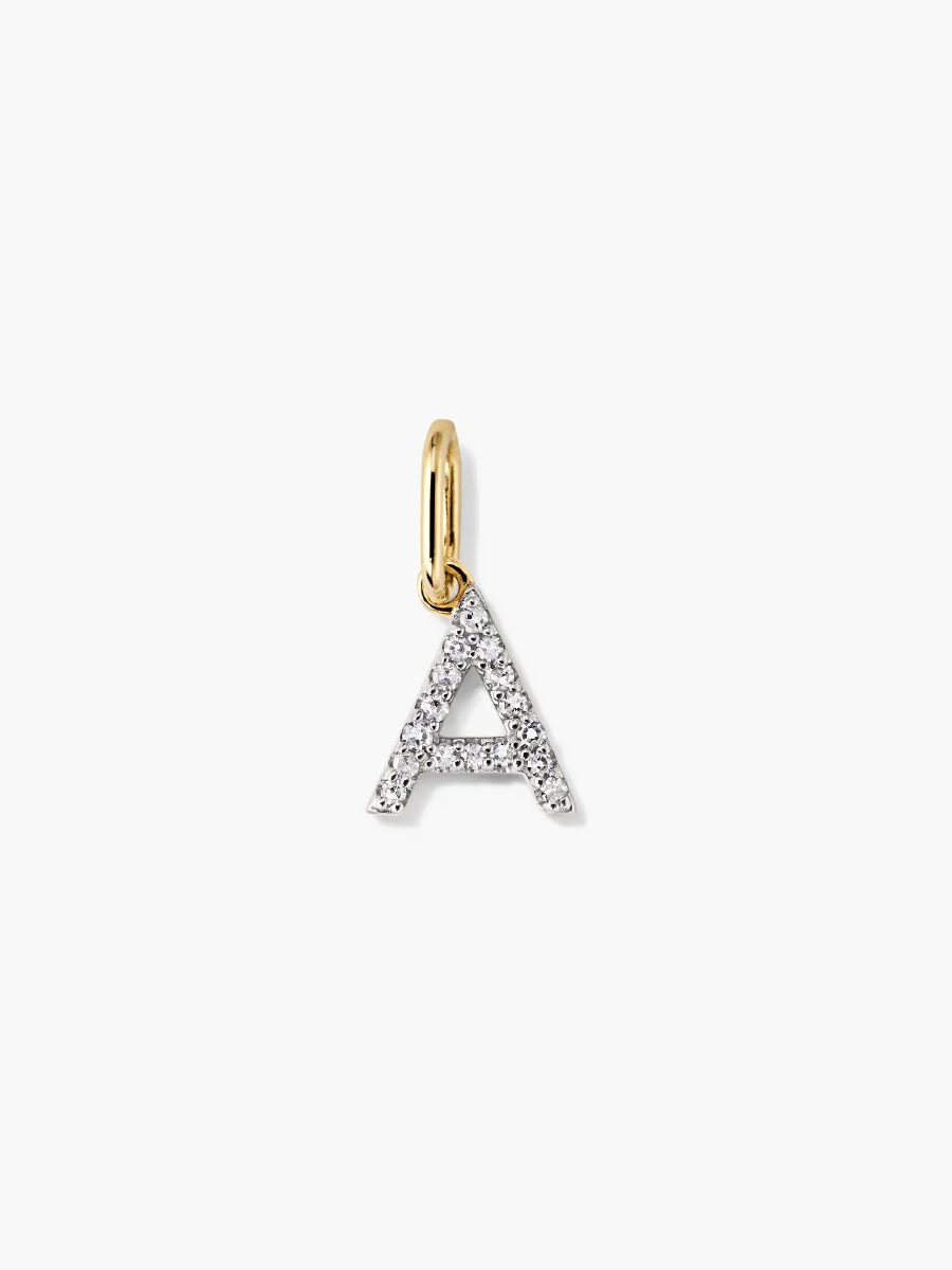 Mejuri, Diamond Letter Charm