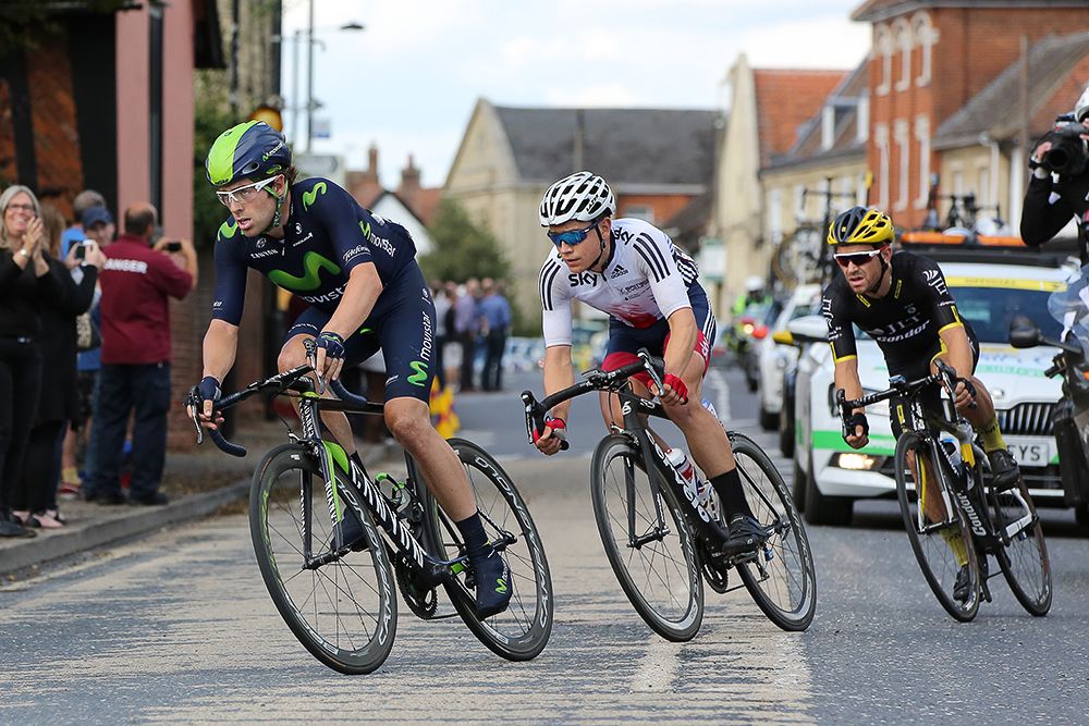 Alex Dowsett, Gabriel Cullaigh and Graham Briggs