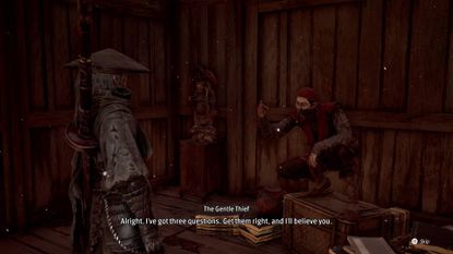 Phantom Blade Zero Honor Among Thieves quest Gentle Thief explaining questions to Soul