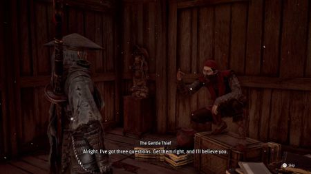 Phantom Blade Zero Honor Among Thieves quest Gentle Thief explaining questions to Soul